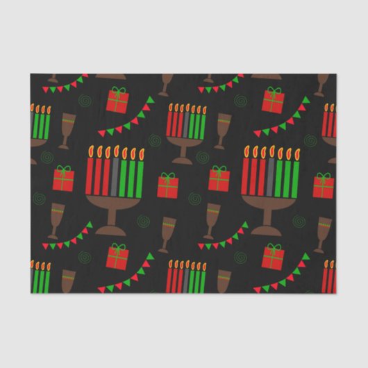 アフリカプリント 薄葉紙 (正面)