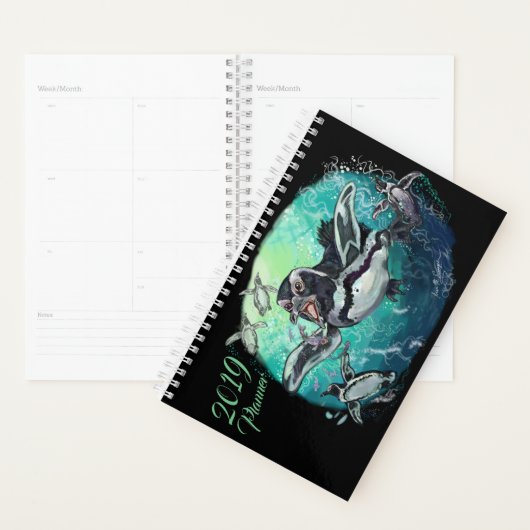 アフリカペンギン・フィッシュ・饗宴 プランナー手帳 (ディスプレー)