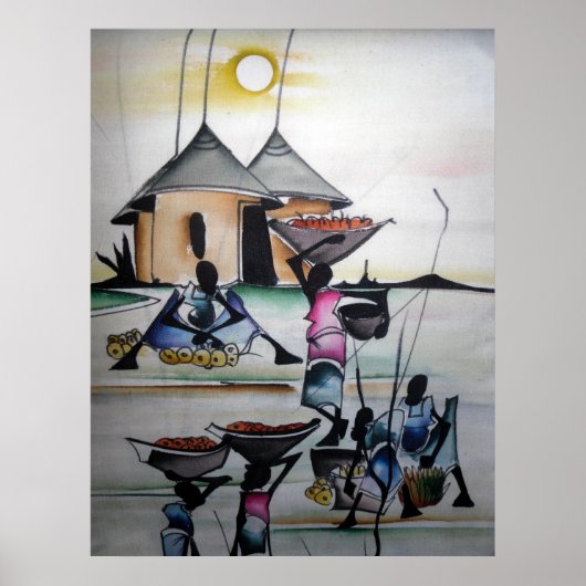 アフリカホームデコールプリント3 ポスター (正面)
