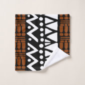 アフリカボゴラン印刷バスタオルセット バスタオルセット (ウォッシュタオル)