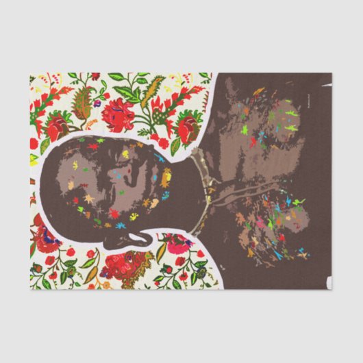 アフリカポップ・アートの美術 薄葉紙 (正面)