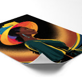 アフリカポートレート美しい ポスター (角)