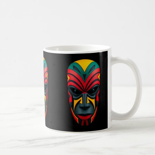 アフリカマスクコーヒーマグ コーヒーマグカップ (右)