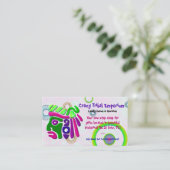 アフリカマスク天空3D地元ギフトショップ 名刺 (スタンド正面)