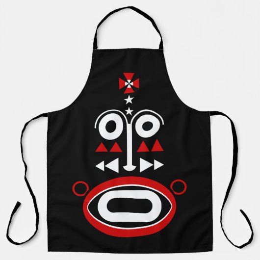 アフリカマスク エプロン (正面)