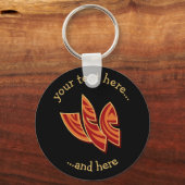 アフリカマスク キーホルダー (正面)