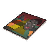 アフリカマスク タイル (側面)