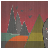 アフリカマスク ファブリック (クローズアップ)