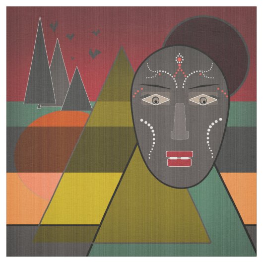 アフリカマスク ファブリック (見本)