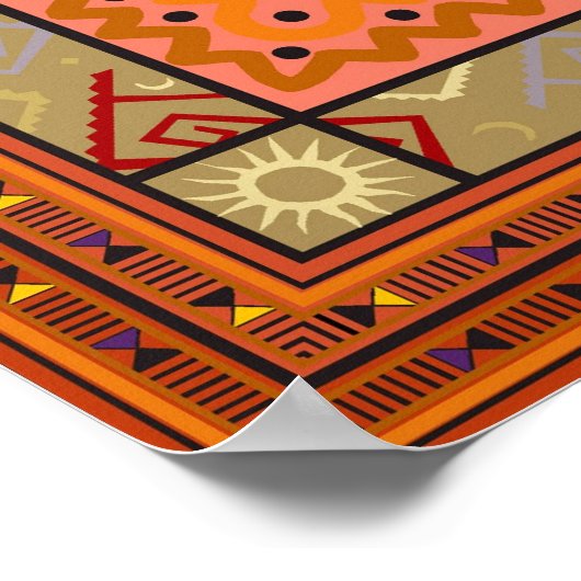 アフリカマスク ポスター (角)