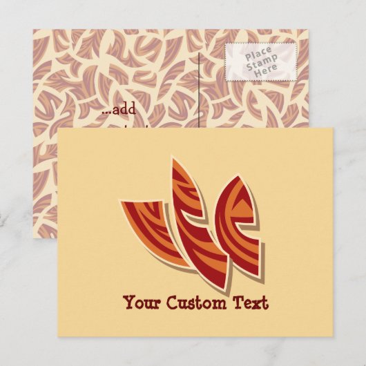 アフリカマスク ポストカード (正面/裏面)