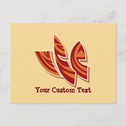 アフリカマスク ポストカード (正面)