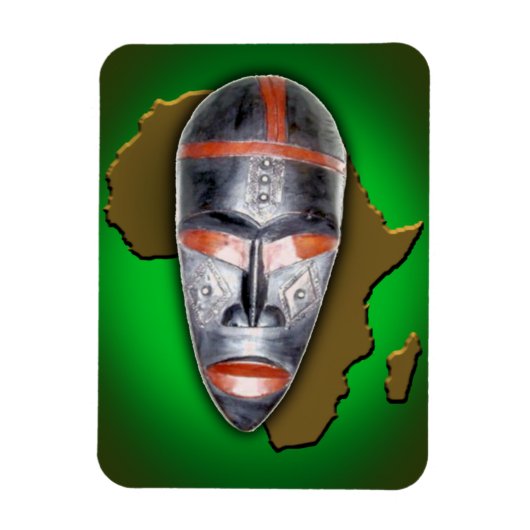 アフリカマスク マグネット (縦)