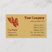 アフリカマスク 名刺 (正面)