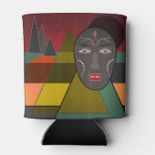 アフリカマスク 缶クーラー (裏面)