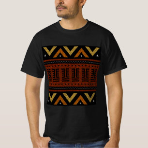 アフリカマッドクロスデザイン Tシャツ