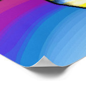 アフリカマップカラー ポスター (角)