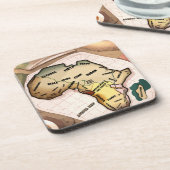 アフリカマップ コースター (左側)