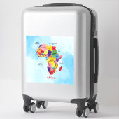 アフリカマップ シール (スーツケース)