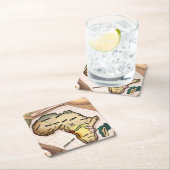 アフリカマップ スクエアペーパーコースター (インサイチュ)