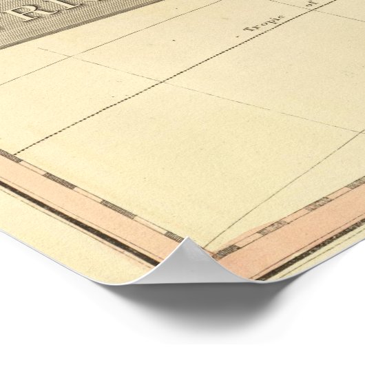 アフリカマップ ポスター (角)