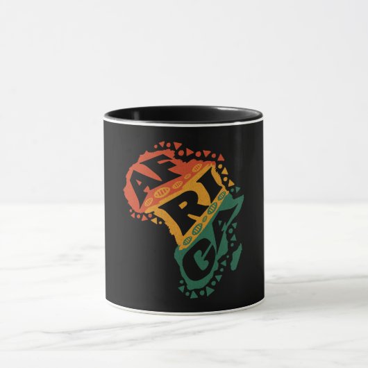 アフリカマップ マグカップ (中央)