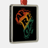 アフリカマップ メタルオーナメント (右)