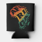 アフリカマップ 缶クーラー (正面)