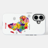 アフリカマップ Case-Mate iPhoneケース (裏面 (横))