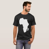 アフリカマップ Tシャツ (正面フル)