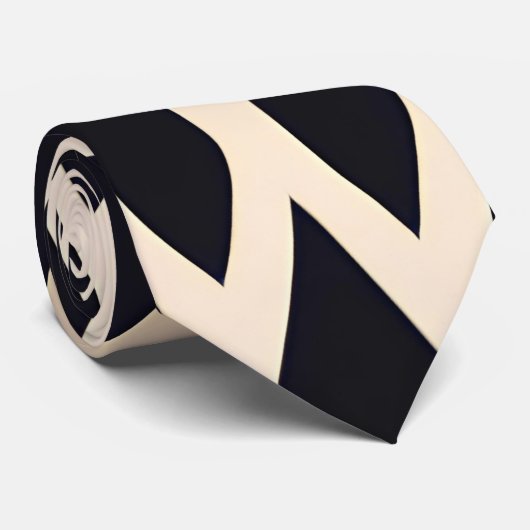 アフリカマロコ波幾何学的金ゴールドパターン ネクタイ (ロール)