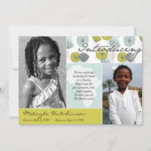 アフリカメッセージ: レトロのパフ 案内状 (正面)