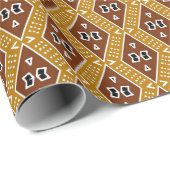 アフリカモダンの泥布プリント ラッピングペーパー (ロールコーナー)