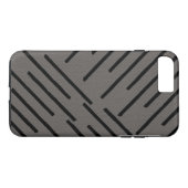 アフリカモダンの部族ライングレーレザールック Case-Mate iPhoneケース (裏面(横))