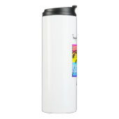 アフリカモダンアート、熱帯サンセットセーリング水 タンブラー (回転左)