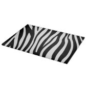 アフリカモダンマウンテンゼブラアニマルプリントパターン カッティングボード (角)