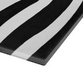 アフリカモダンマウンテンゼブラアニマルプリントパターン カッティングボード (角)