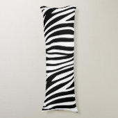 アフリカモダンマウンテンゼブラアニマルプリントパターン ボディピロー (正面縦)