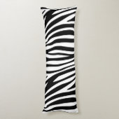 アフリカモダンマウンテンゼブラアニマルプリントパターン ボディピロー (裏面 (縦))