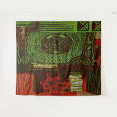 アフリカモチーフプリント タペストリー (正面(横))