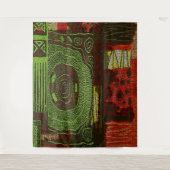 アフリカモチーフプリント タペストリー (正面)