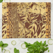 アフリカモチーフ キッチンタオル (折り畳み)