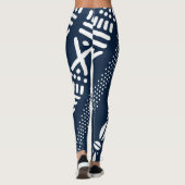 アフリカユニークブルーボゴランレギンス レギンス (裏面)