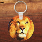 アフリカライオンのキーチェーン キーホルダー (正面)