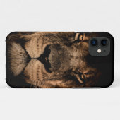 アフリカライオンのマニアの目を閉じる Case-Mate iPhoneケース (裏面(横))