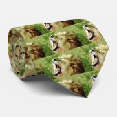 アフリカライオンの轟音 ネクタイ (ロール)