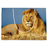 アフリカライオン2 ラージペーパーバッグ (正面)