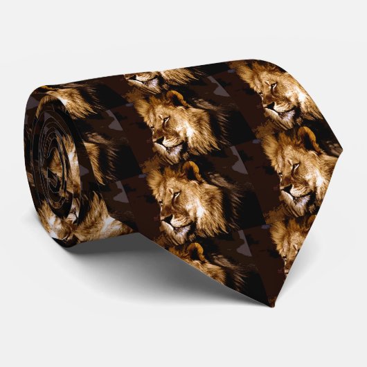 アフリカライオン ネクタイ (ロール)