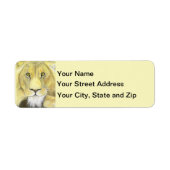 アフリカライオン ラベル (正面)