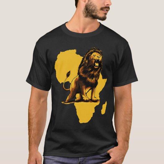 アフリカライオン Tシャツ (正面)